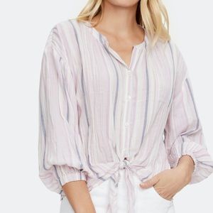 NWOT Michael Stars | Stephanie striped tie top